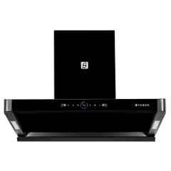 Faber Apollo 1600m3/hr 90cm Black Heat Autoclean Wall Mounting Chimney, 330.0735.028