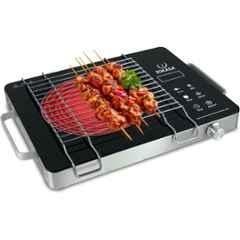 Zokasa Infa Pro 2000W Black & Silver Infrared Cooktop with Touch Panel