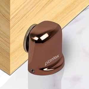 Plantex Zinc Rose Gold Floor Mounted Door Magnet Stopper, APS-193