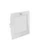 Wipro Garnet 24W Neutral White Square Slim LED Panel Light, D812440