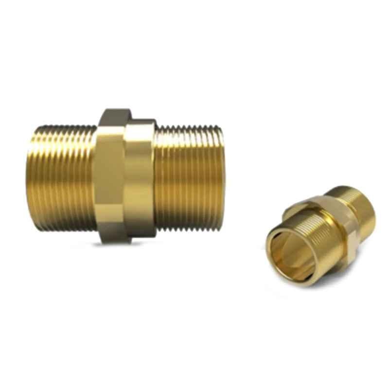 Hawke 479 M63xM63 Steel Male to Male Inline Adaptor