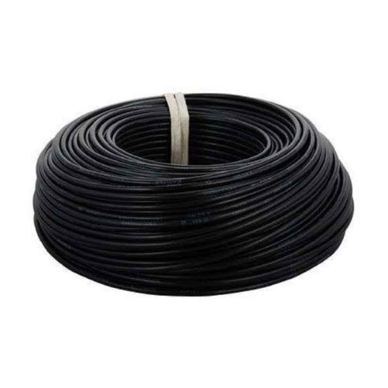 Cabsun 1.5 Sqmm Black Single Core FR PVC Insulated Copper Electrical Wire