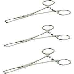 Forgesy Stainless Steel Surgical Alice Tissue Forcep, SUNX52 (Pack of 3)