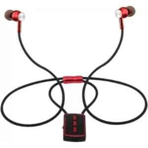 Hitage Red In the Ear Comfortable Wireless Bluetooth Neckband with Mic, NBT-4531