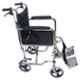 Easycare Portable Aluminum Wheelchair With Lightweight Transport Chair With Locking Hand Brakes, Weighing Capacity: 100 kg, EC976AJ43