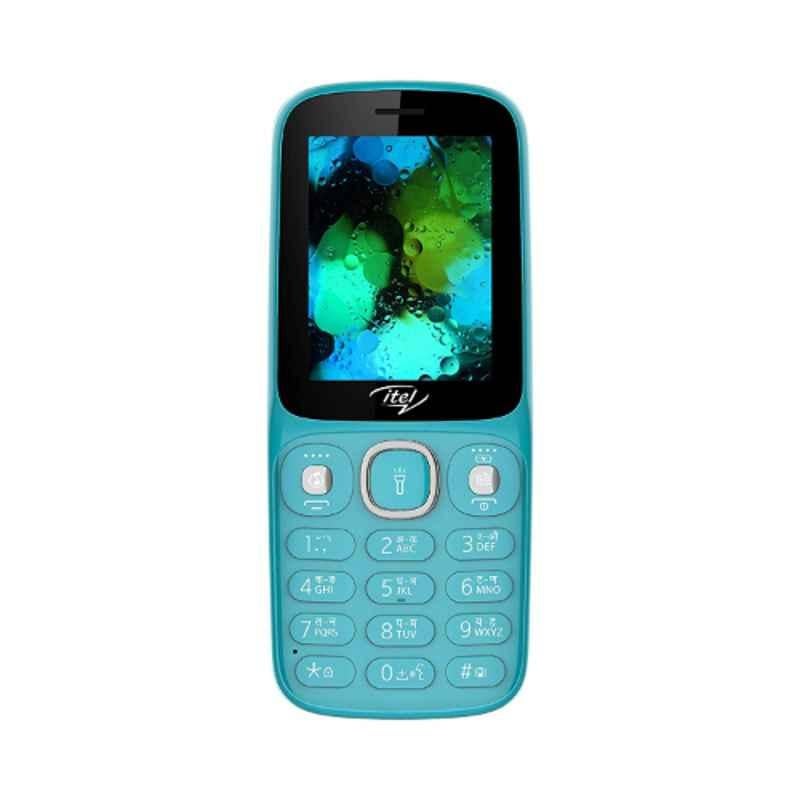 Itel it5026 2.4 inch Peacock Green Keypad Feature Phone