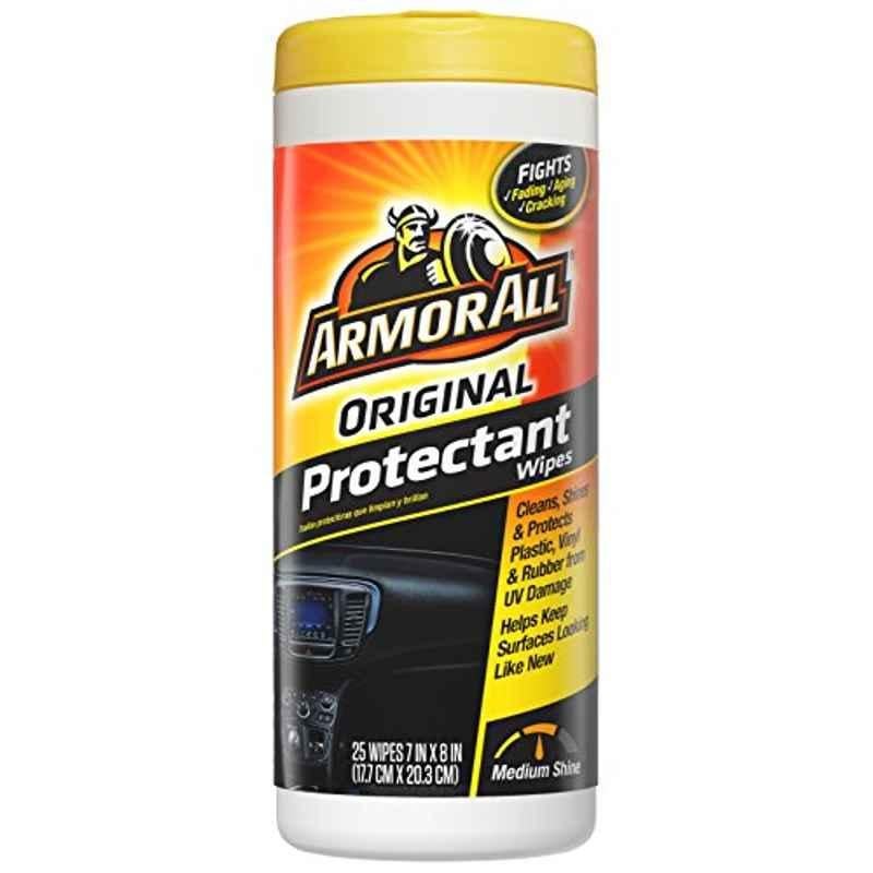 Armor All-10861 Protectant Wipes 25-Count Plastic Canister (Pack Of 6)