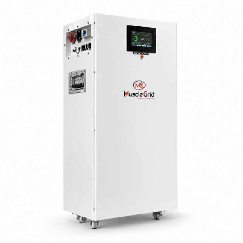 Muscle Grid 314Ah 51.2V LiFePO4 Solar Battery with 8000+ Battery Life Cycle & 5 Years Warranty, WY-A1X4-YYYK