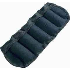 Matrica 1kg Black Ankle Weight & 1kg Wrist Weight with Adjustable Straps for Running, Resistance & Strength Training