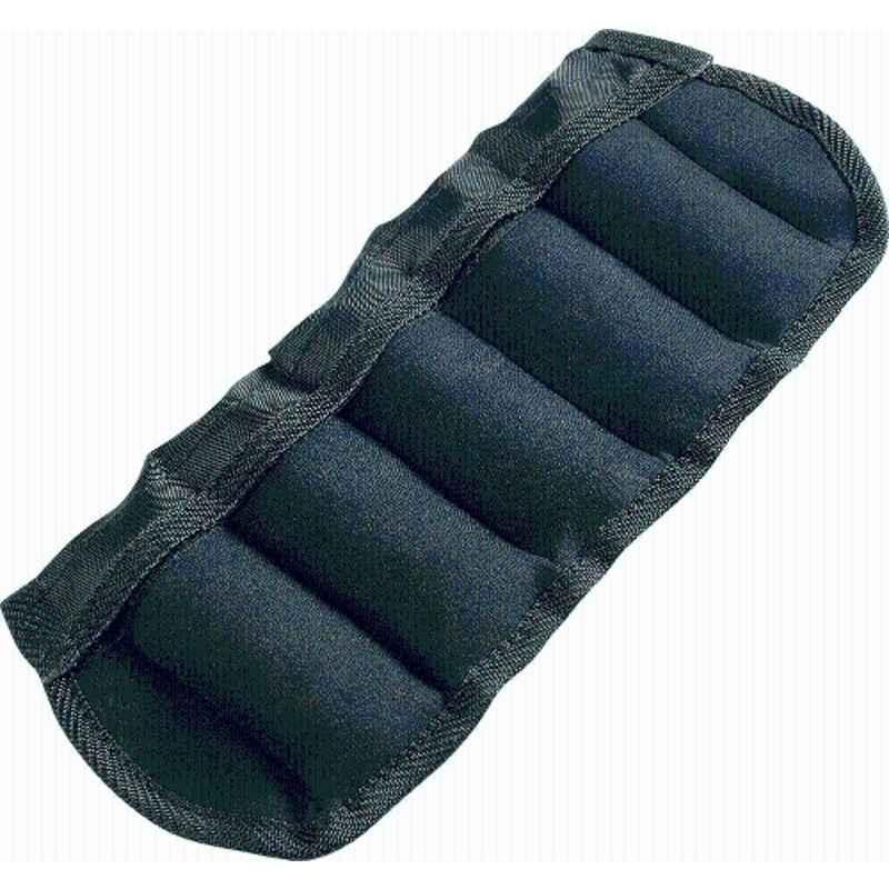 Matrica 1kg Black Ankle Weight & 1kg Wrist Weight with Adjustable Straps for Running, Resistance & Strength Training