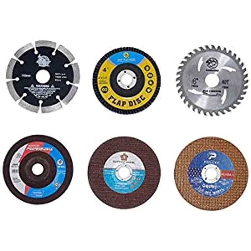 Krost Tc9901-Combo1 6 Pieces Angle Grinding Wheel 4 Inch Discs Suitable