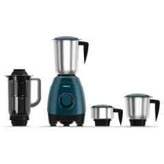 Havells Eso 750W 21000rpm ABS Teal Mixer Grinder with 3 Stainless Steel & 1 Polycarbonate Juicer Jar