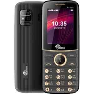 Cellecor E4 Plus 2.4 inch 2000mAh Black Dual Sim Feature Phone