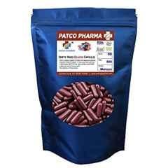 Patco Pharma 600-1000mg Gelatine Maroon Empty Capsule for Size 00 Capsule (Pack of 500)