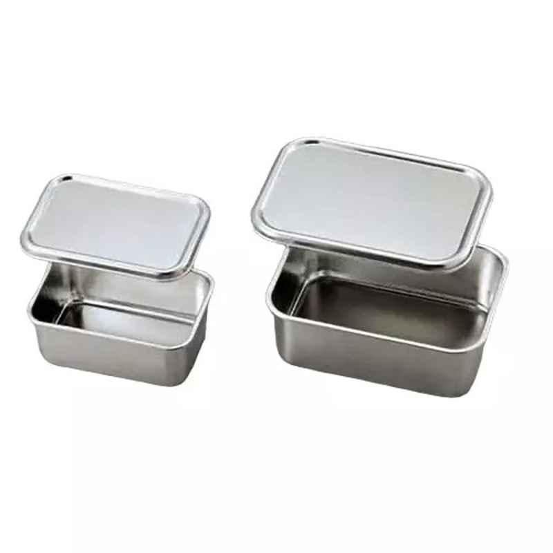 Lab Plus Deep Type Stainless Steel Tray No. 0 Size Lid, LP-8855