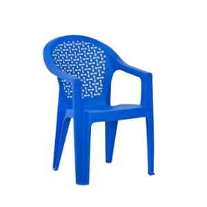 Nilkamal Comfy Plastic Blue Outdoor Chair, (Pack of 4)