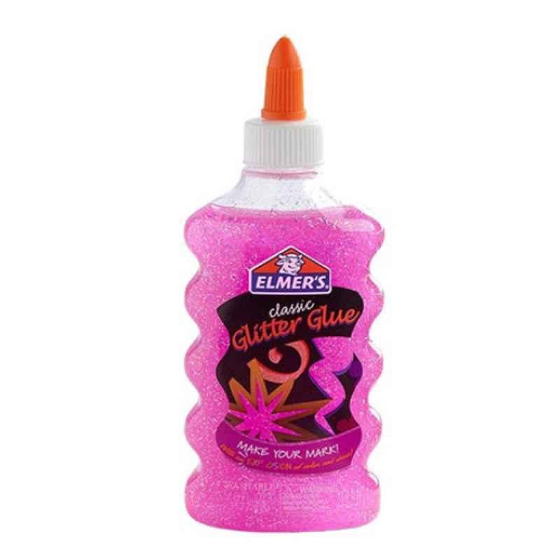 Elmers Pink Washable Liquid Glitter Glue, 26000000017