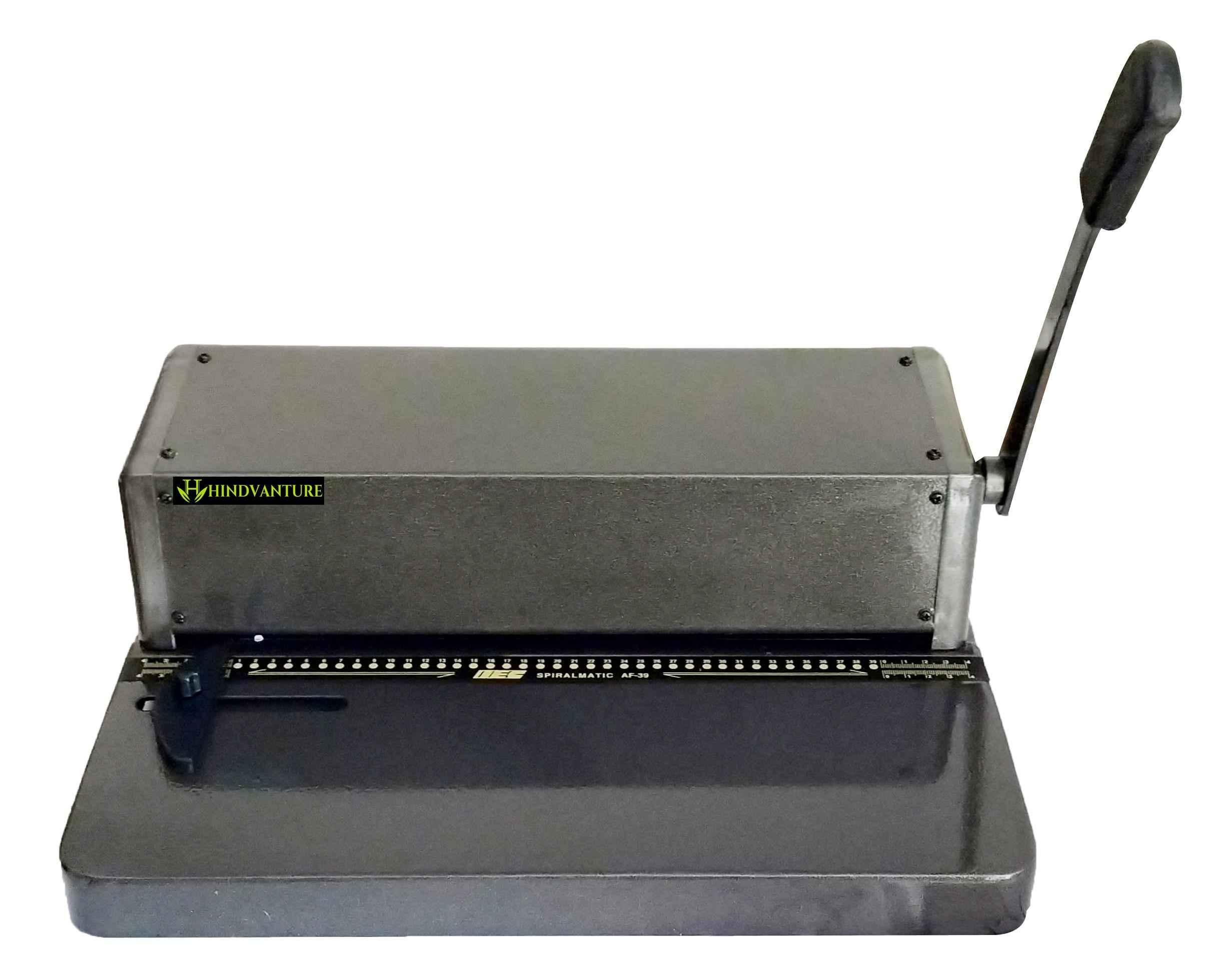 Buy Hindvanture Hv A4 Heavy Duty Spiral Binding Machine Online At Best Price On Moglix