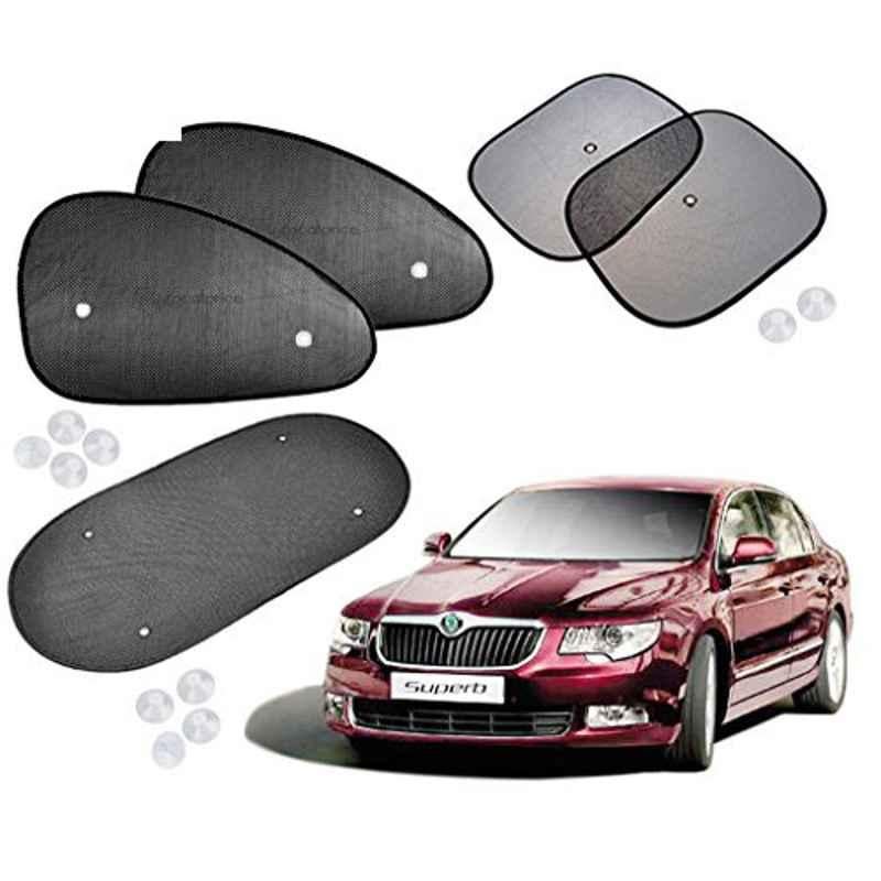Kozdiko 5 Pcs Car Chipkoo Sunshade Set for Skoda Superb