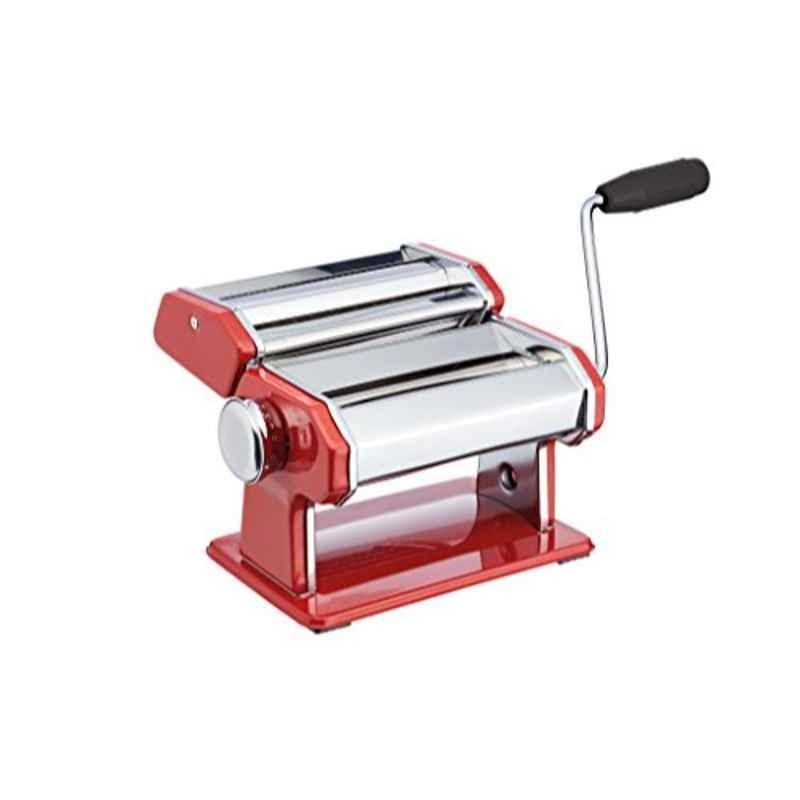 Kitchencraft WFPASTARED World of Flavours Stainless Steel Red Pasta Machine