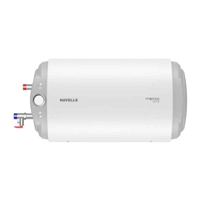 Havells Monza Slim 15 Litre 2000W White Storage Water Heater, GHWBMISWH015