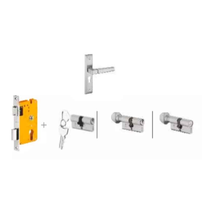 Dorset Cosmo HL CS 8 inch Zinc SC Finish Lock Set with Both 70mm Side Key Cylinder