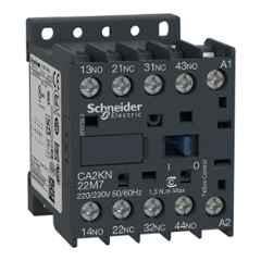 Schneider Electric TeSys 2NO+2NC Coil K Control Contractor Relay, CA2KN22U7