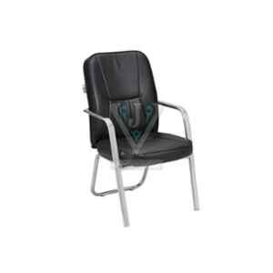 VJ Interior 17x18.5 inch Synthetic Leather Non Movable Visitor Office Chair, VJ-1447