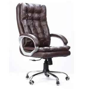 Evok Rome Leatherette Brown Executive Office Chair, FFOFOCALMTBR11652M