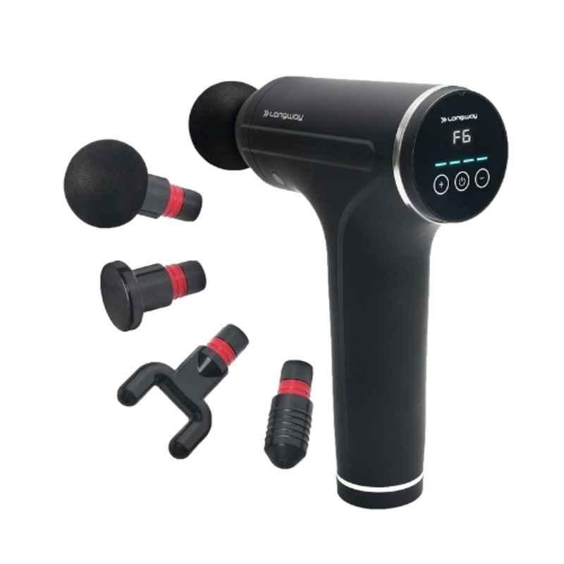 Buy Longway Revive 25W Portable Percussion Gun Massager with 4 Massage  Heads & 6 Adjustable Speeds Online At Best Price On Moglix
