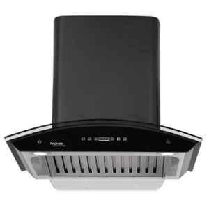 Hindware Nevio BLK 60 Black Auto Clean Chimney, 514504, Size: 60 cm