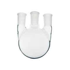 ABGIL 100ml Borosilicate Glass Round Bottom Boiling Flask with Three Neck & Joint, ABG1381