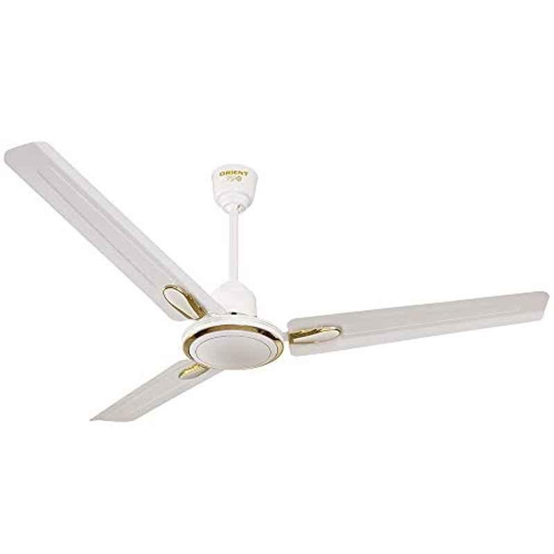 Orient Jet Cool Decor 75W 280rpm Crystal White Ceiling Fan, Sweep: 1400 mm