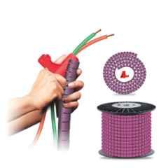 Noveau Safe-T-1ST 34mm 10m Virgin HDPE Metallic Violet Cable Zipper, NSFZ34MV0010