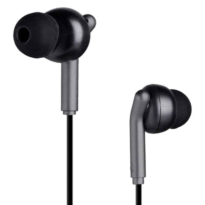 Zebronics Zeb-Bro in Ear Black Wired Earphones with Mic (Pack of 10)
