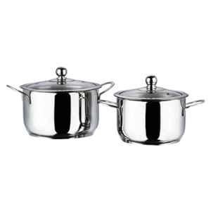 Vinod Cookware 202 Masterchef Cookware Set Silver 6