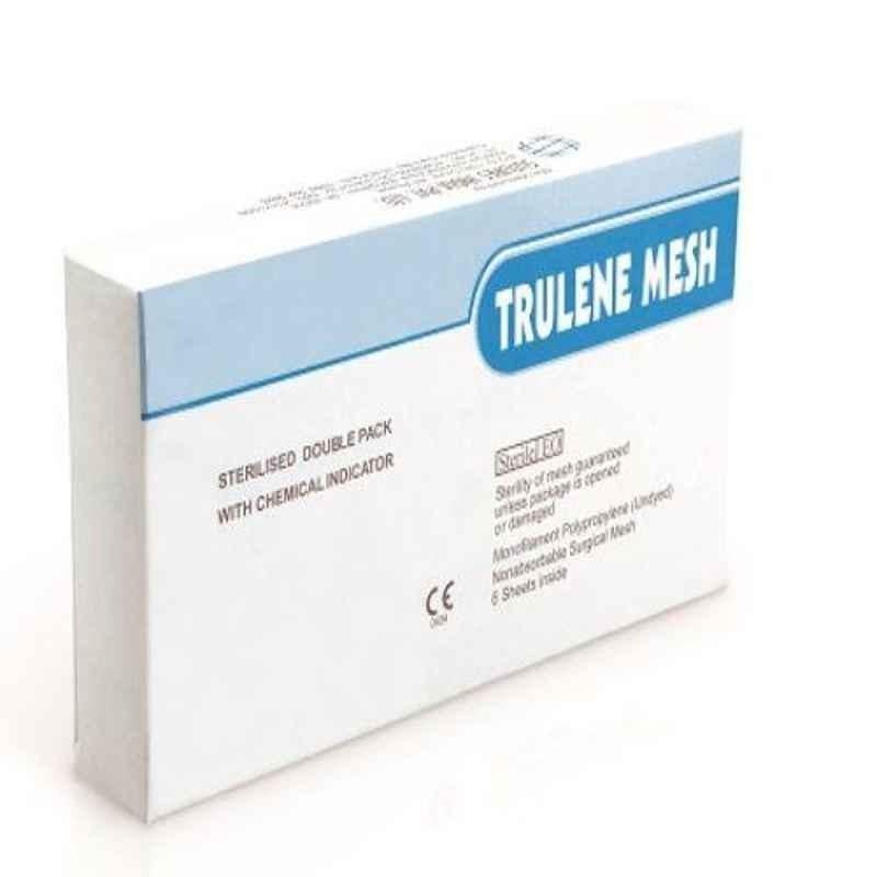 Trulene Lapro Mesh 4 Units 12.5x15cm Blue Bio-Compatible Surgical Mesh Box, TVLM 1215