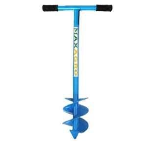 REDBUILD 3 inch Carbon Steel Manual Short Blade Post Hole Digger & Auger