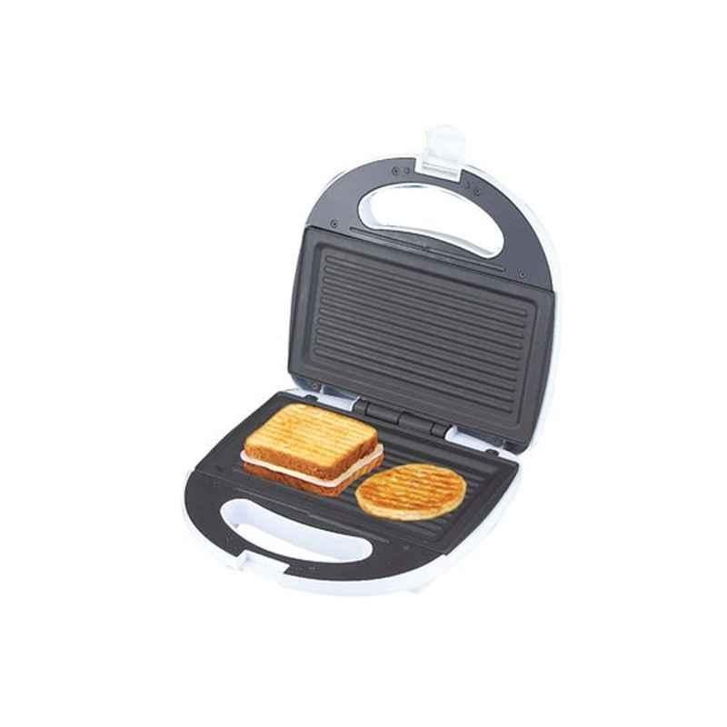 Geepas 815W Black & White Sandwich Toaster, GGT686