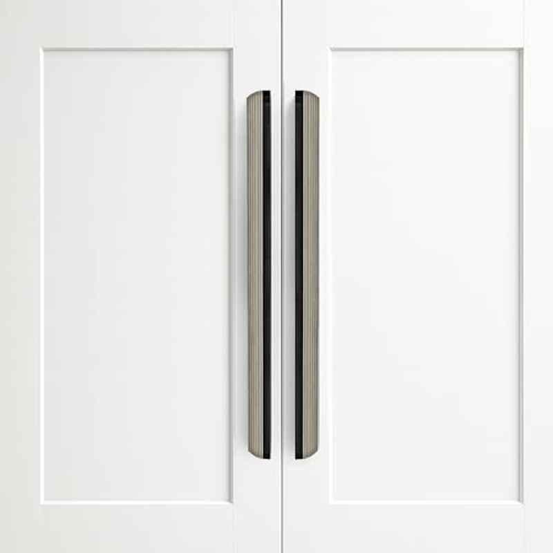 Plantex 288mm Aluminium Satin Pull Cabinet Handle for Home & Office, APS-DTC-5200-SATIN-288MM-PK-2 (Pack of 2)