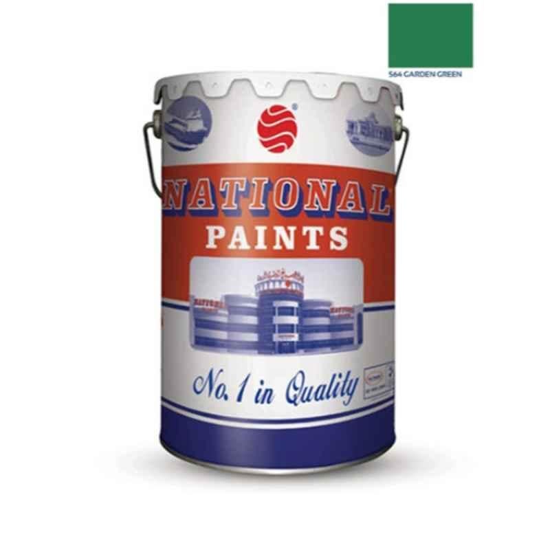 National Paints 3.6L Garden Green Water Based Wall Paint, NP-564-3.6