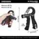 Strauss 15x11x3cm Plastic Black Adjustable Hand Grip with Counter, ST-2772