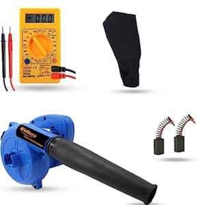 Walkers 800W Plastic Blue Electric Air Blower with Carbon Brushes, Gloves & Multimeter, WKCB211
