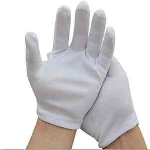 SSWW 13 Gauge Nylon Cloth Lint Free Hand Gloves, Size: Free (Pack of 40)
