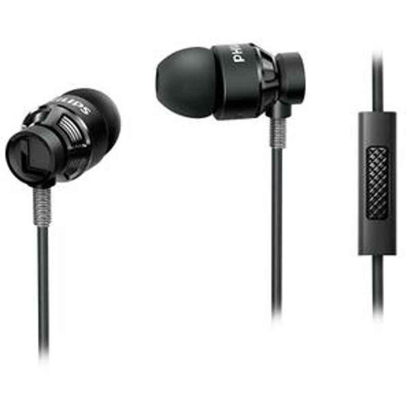 Philips Black In Ear Headphones With Mic SHE5205BK