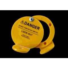 Lukko Safety Round Di-Electric Panel Lockout Device with 1 Locking Hole, LS-EP64