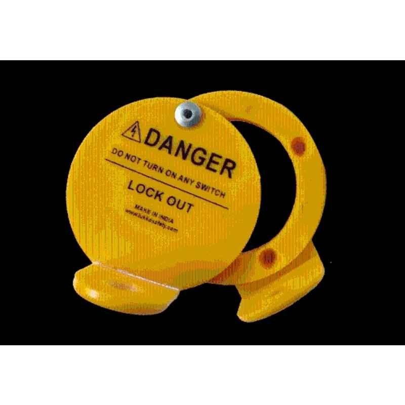 Lukko Safety Round Di-Electric Panel Lockout Device with 1 Locking Hole, LS-EP64