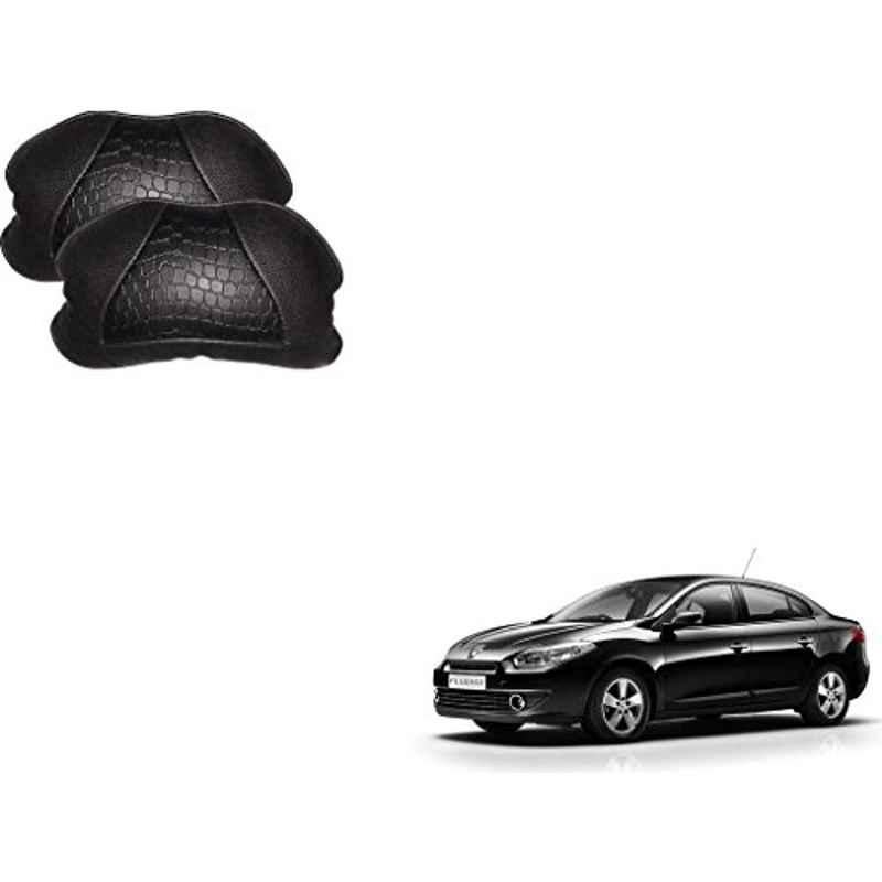 Kozdiko 2 Pcs Memory Foam Black Neck Rest Cushion Pillow Set for Maruti Celerio