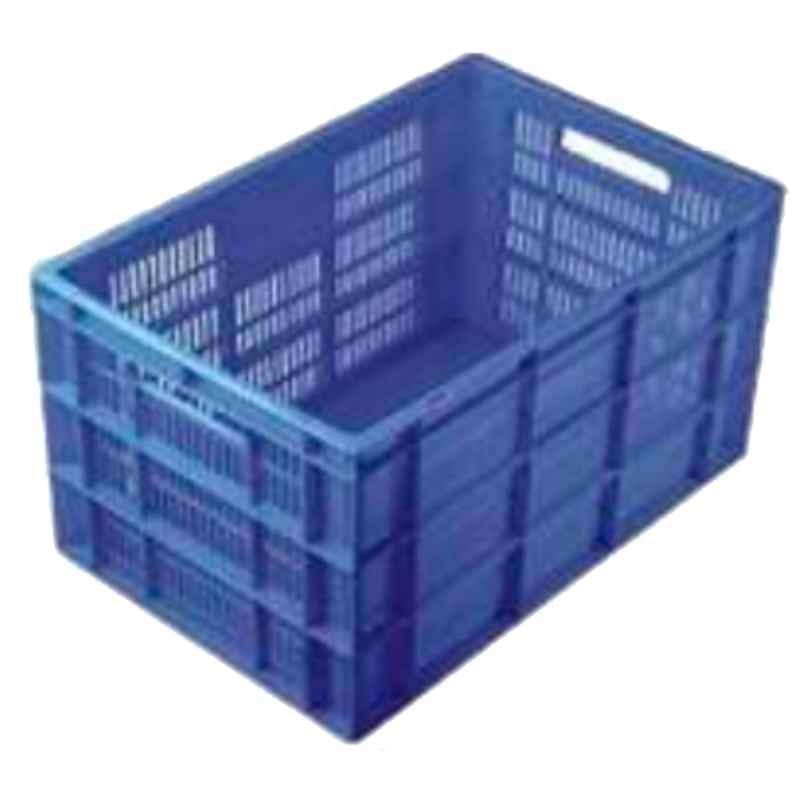 Aristo 600-400 65L 2.37kg Side Perforated Bottom Closed Plastic Crates, 64325 SP