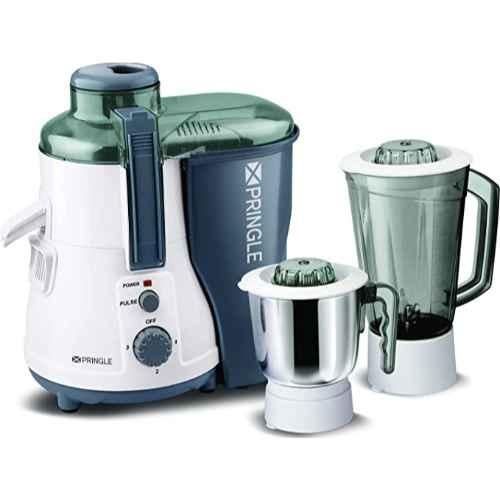 Pringle 2 Jar Mixer Grinder, 500W Powerful Motor